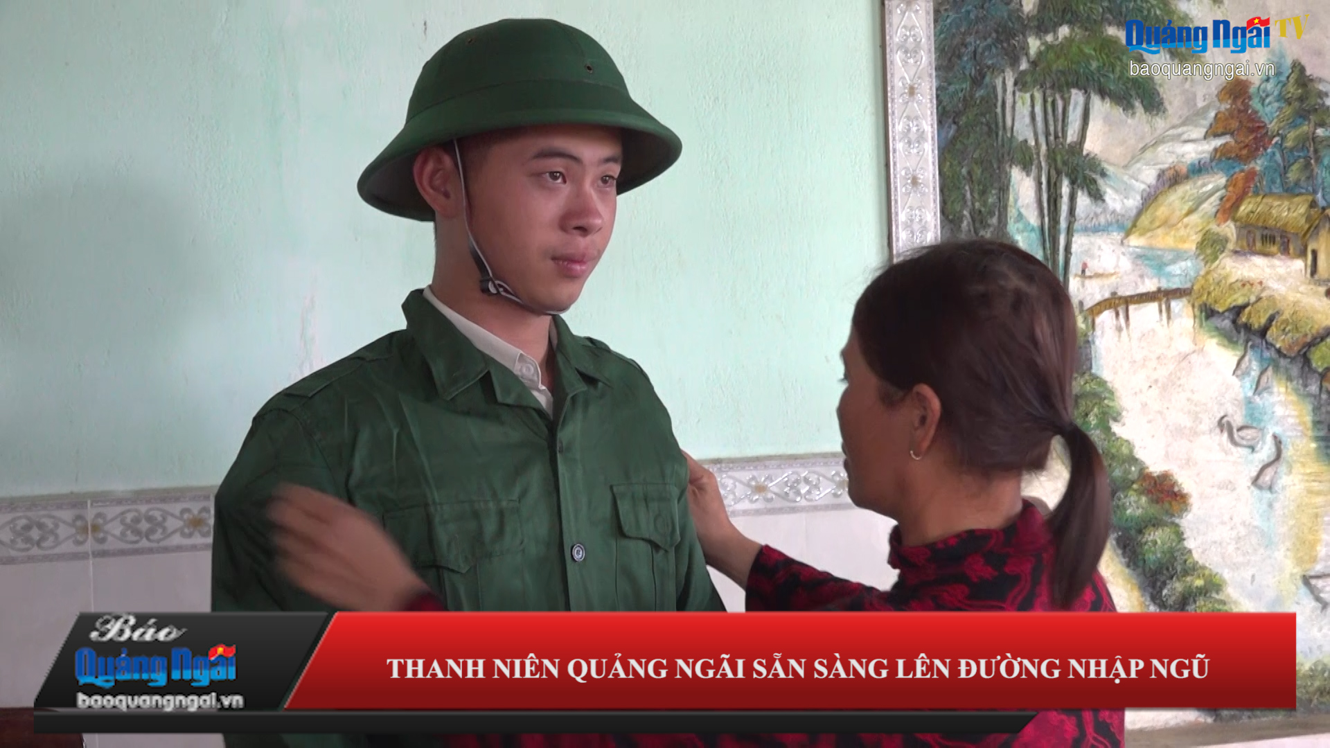 Video: Thanh niên Quảng Ngãi sẵn sàng lên đường nhập ngũ