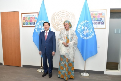 Phó Tổng Thư ký Amina Mohammed: Việt Nam là một đối tác quan trọng của Liên Hợp Quốc