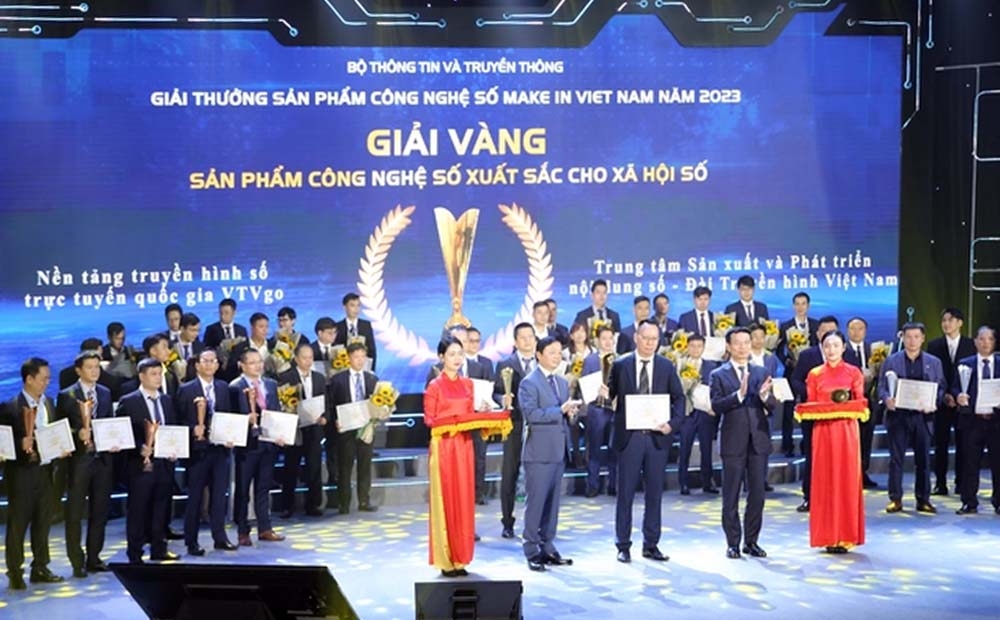 VTVGo nhận giải Vàng tại Giải thưởng Sản phẩm công nghệ số Make in Viet Nam 2023