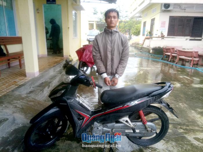 Quảng Ngãi: Phối hợp bắt nhanh đối tượng trộm xe máy