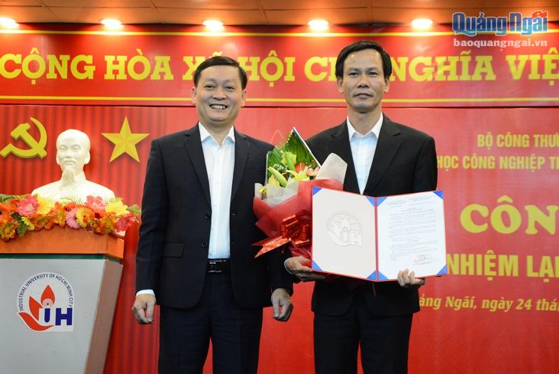 Trường  ĐH Công nghiệp TP. Hồ Chí Minh bổ nhiệm lại viên chức quản lý phân hiệu Quảng Ngãi