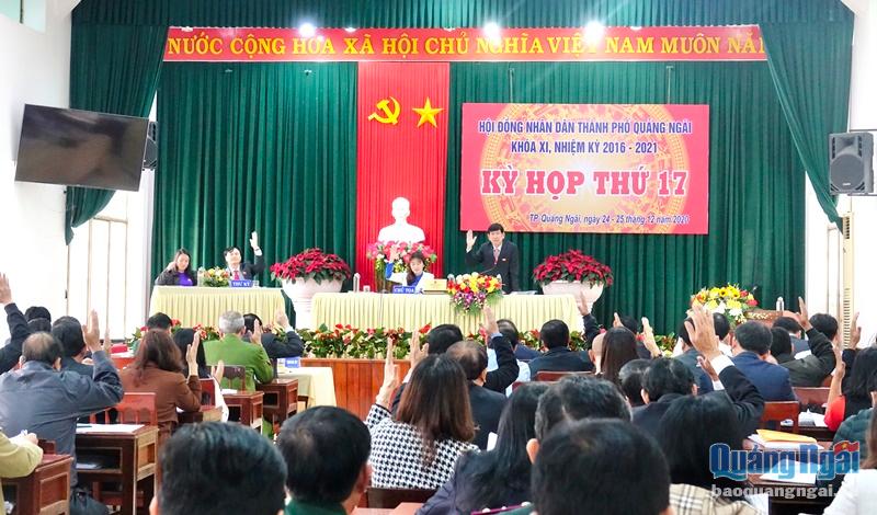 HĐND thành phố Quảng Ngãi tổ chức kỳ họp cuối năm