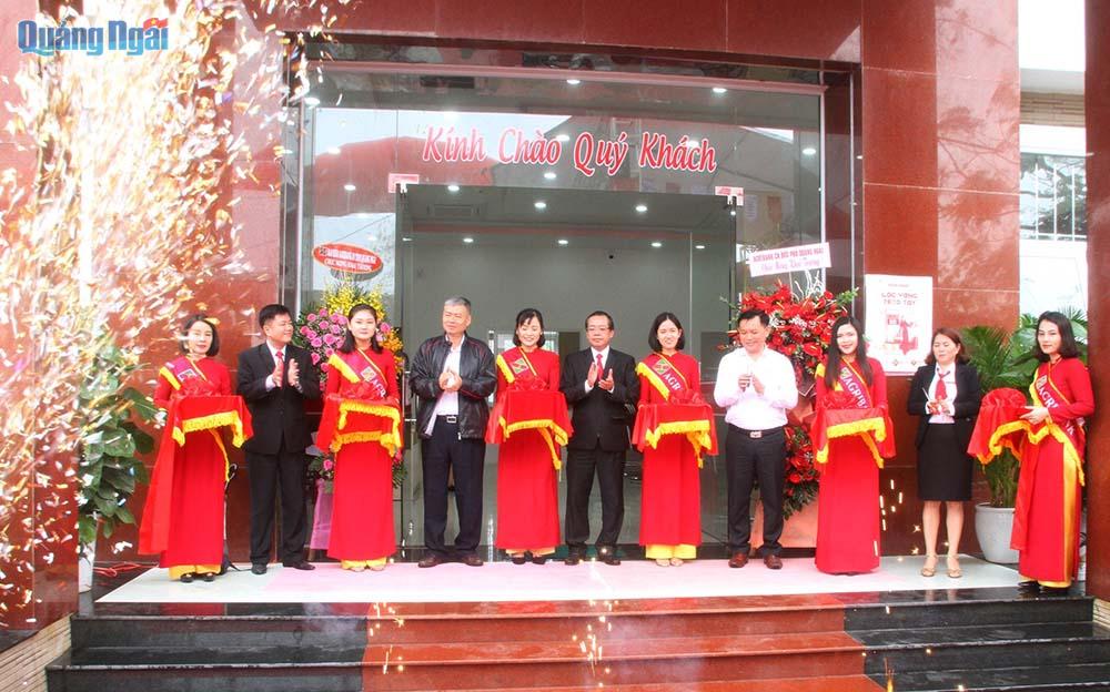 Agribank Quảng Ngãi khai trương Phòng giao dịch Sơn Mỹ