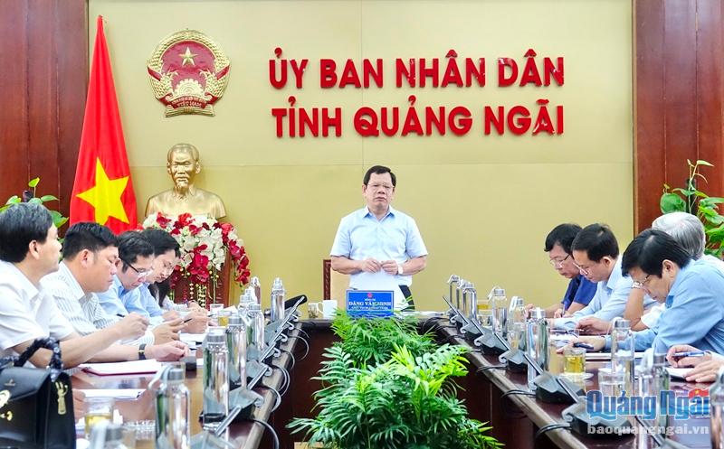 Chủ tịch UBND tỉnh Đặng Văn Minh làm việc với Sở KH&amp; ĐT
