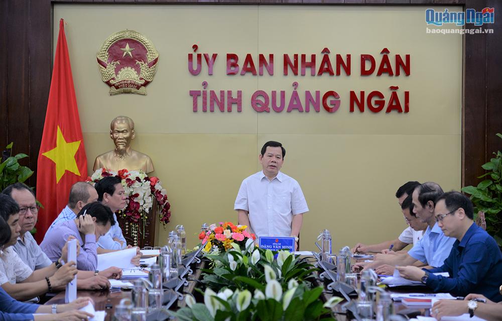 Chủ tịch UBND tỉnh Đặng Văn Minh:: Ban Quản lý KKT Dung Quất và các KCN Quảng Ngãi cần phải đổi mới toàn diện, nâng cao hiệu quả hoạt động