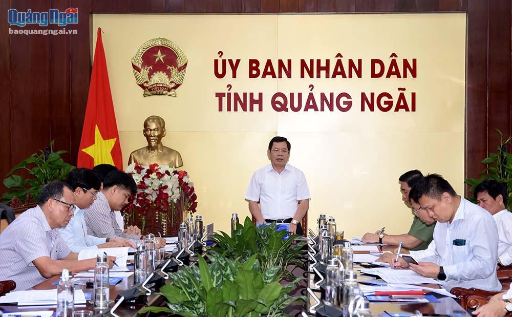 Nhiều vướng mắc của Thép Hòa Phát Dung Quất được Chủ tịch UBND tỉnh chỉ đạo giải quyết