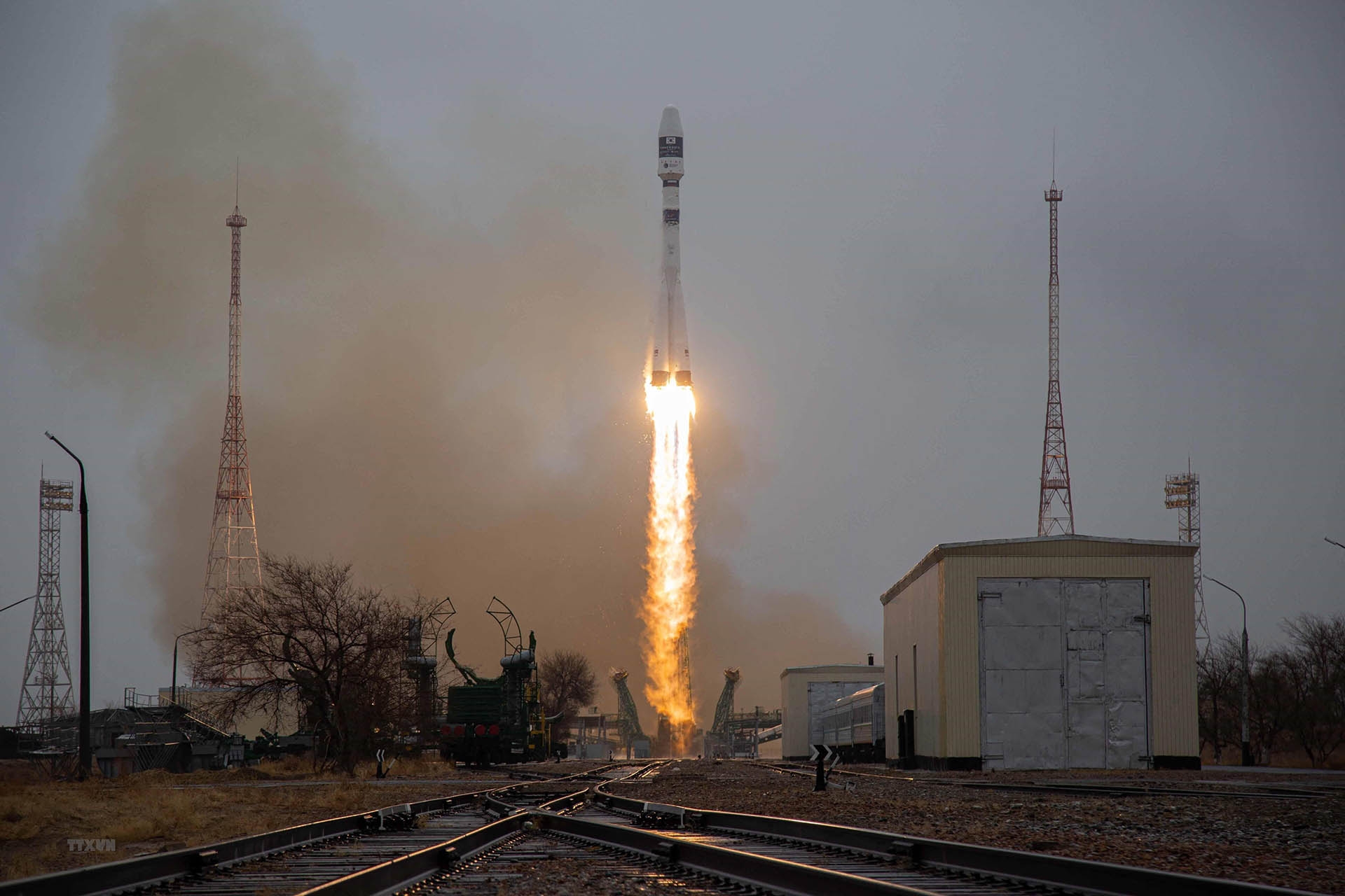 Nga phóng tên lửa Soyuz mang theo 34 vệ tinh vào quỹ đạo Trái Đất