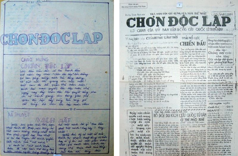 Báo Chơn Độc Lập ra đời trong Cách mạng Tháng Tám 1945 ở Quảng Ngãi