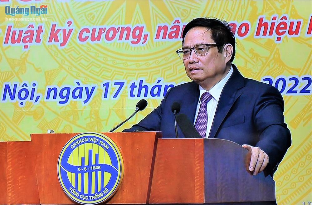 Thủ tướng Phạm Minh Chính chủ trì Hội nghị Thống kê toàn quốc