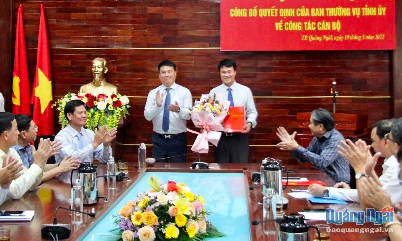 Đồng chí Trà Thanh Danh giữ chức Phó Bí thư Thành ủy Quảng Ngãi