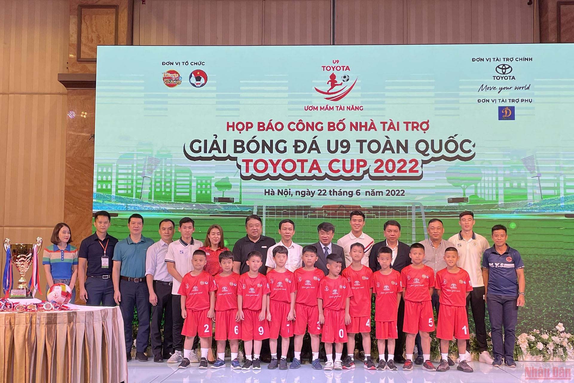 16 đội bóng nhí tham dự Giải U9 toàn quốc Toyota Cup 2022